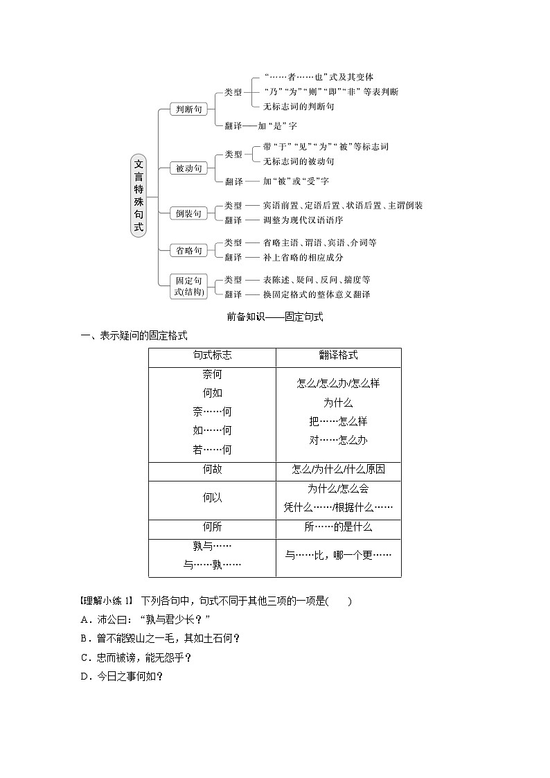 板块五  微案3　理解文言特殊句式——抓住标志，翻译落实-2025年高考语文大一轮复习（课件+讲义+练习）02