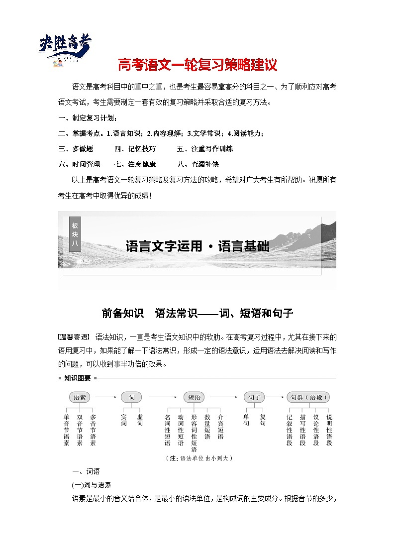 板块八  学案66　研练两年高考真题(一)——吃透精髓，把握方向-2025年高考语文大一轮复习（课件+讲义+练习）01