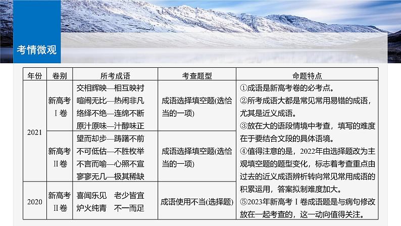 板块八  学案69　正确使用成语——识义记形，义境相符-2025年高考语文大一轮复习（课件+讲义+练习）07