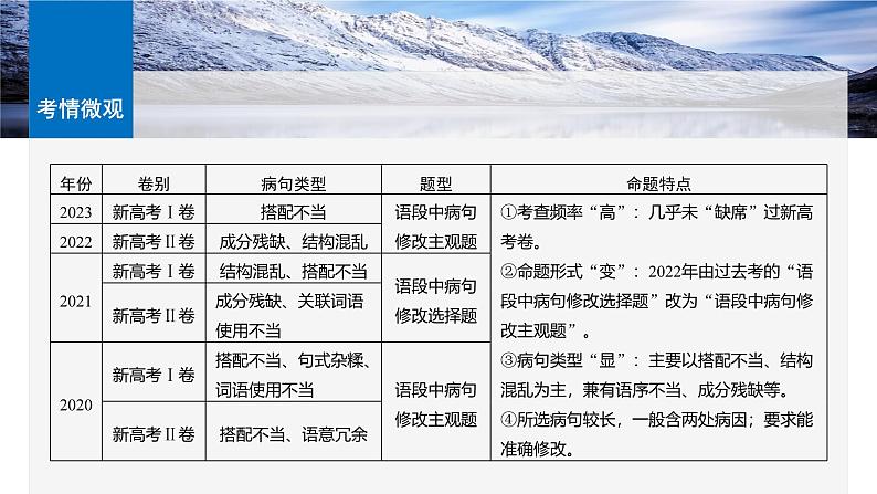 板块八   学案70　辨析并修改搭配不当和语序不当病句——找准病因，精准修改第6页