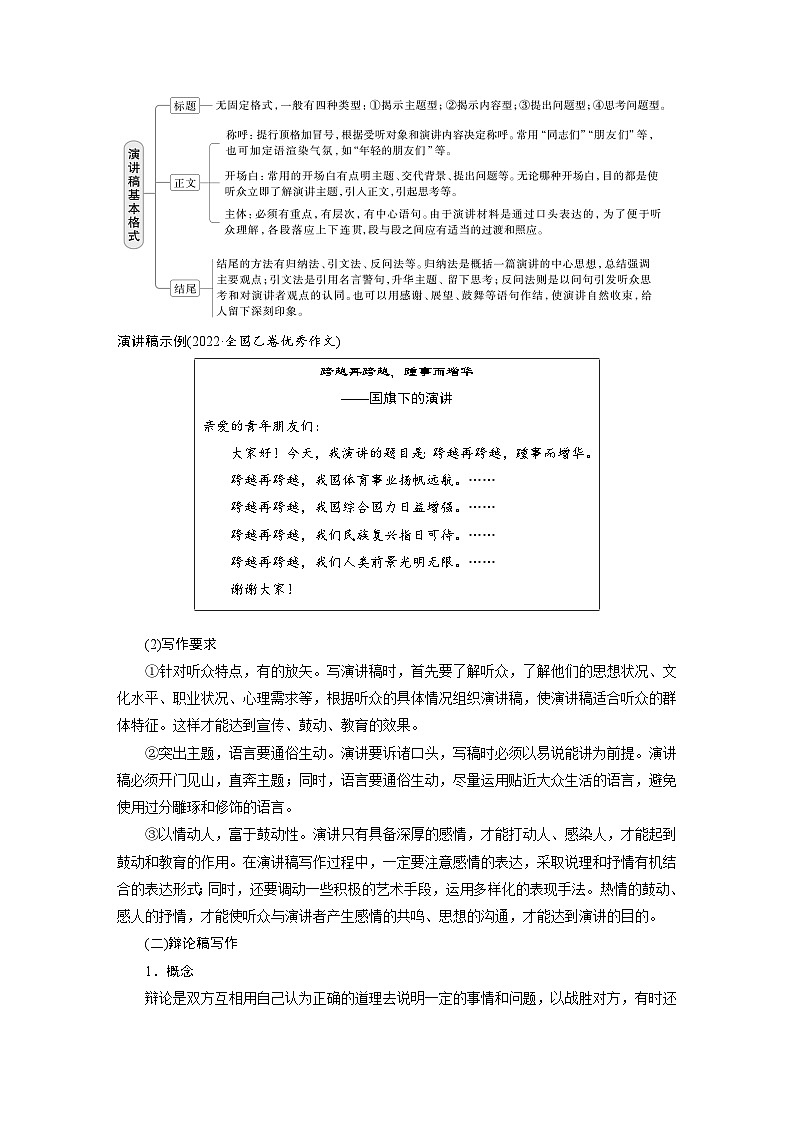 板块十  学案92　掌握“四稿”写作——针对听众，强化现场-2025年高考语文大一轮复习（课件+讲义+练习）03