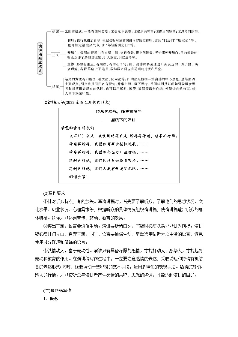 板块十  学案92　掌握“四稿”写作——针对听众，强化现场-2025年高考语文大一轮复习（课件+讲义+练习）03