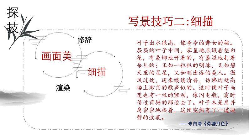 第七单元《故都的秋》《荷塘月色》《我与地坛》读写实践课件----- 2024-2025学年统编版高一语文必修上册08