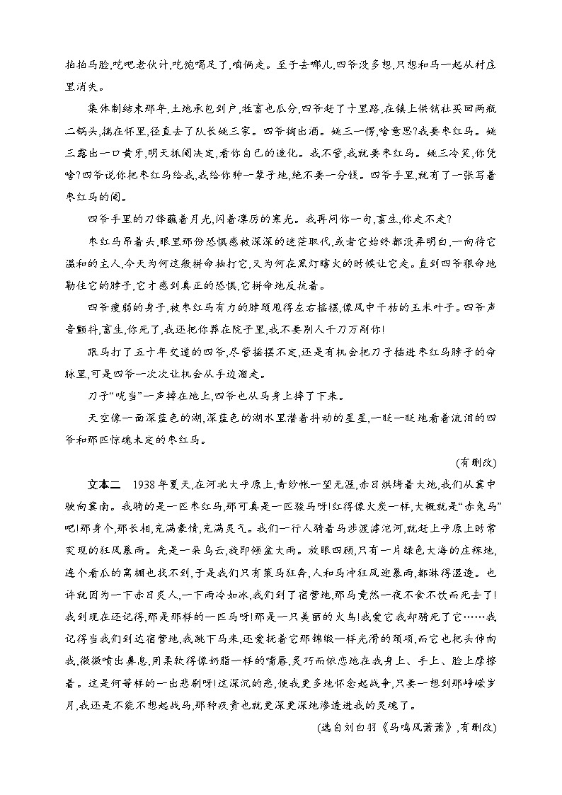 练案16　概括小说环境（含解析）-2025高考语文一轮 （知识点细分）基础练习卷第3页