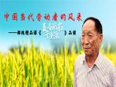 统编版 高中语文 必修上册 第二单元 4.1中国当代劳动者的风采——部级精品课《喜看稻菽千重浪》品读课件+教案