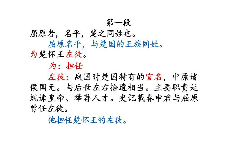 9 《屈原列传 》课件+2024-2025学年统编版高中语文选择性必修中册第7页