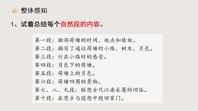 14.2《荷塘月色》课件-2024-2025学年高一语文同步课堂（统编版必修上册）第8页