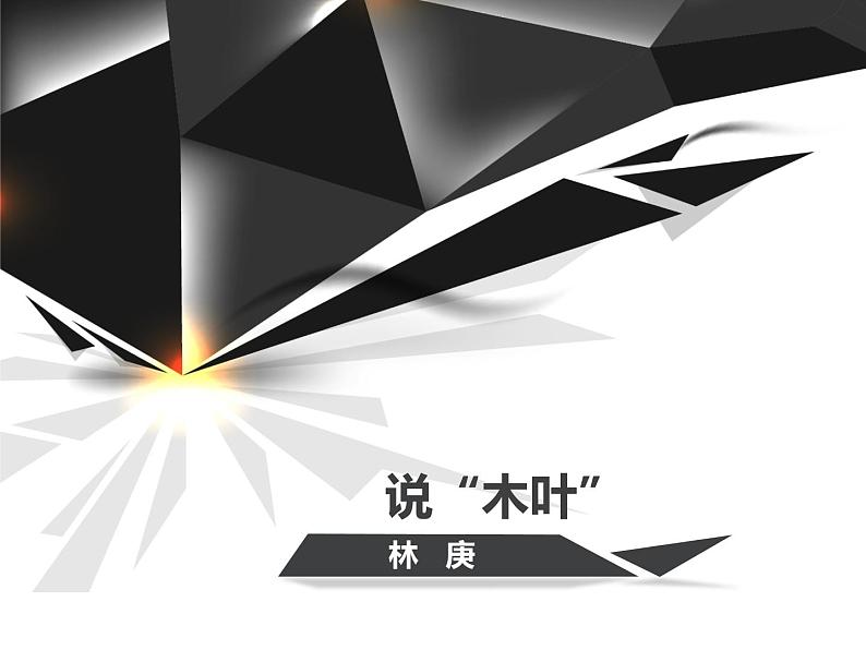 课件：部编版高中语文必修下 第9课 说“木叶”01