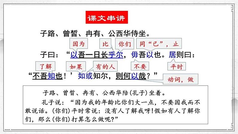 子路、曾皙、冉有、公西华侍坐 课件 — 高中语文 人教统编版 必修下册第6页