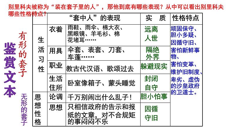 13.2《装在套子里的人》课件 -----2024-202学年统编版高一高中语文必修下册第7页