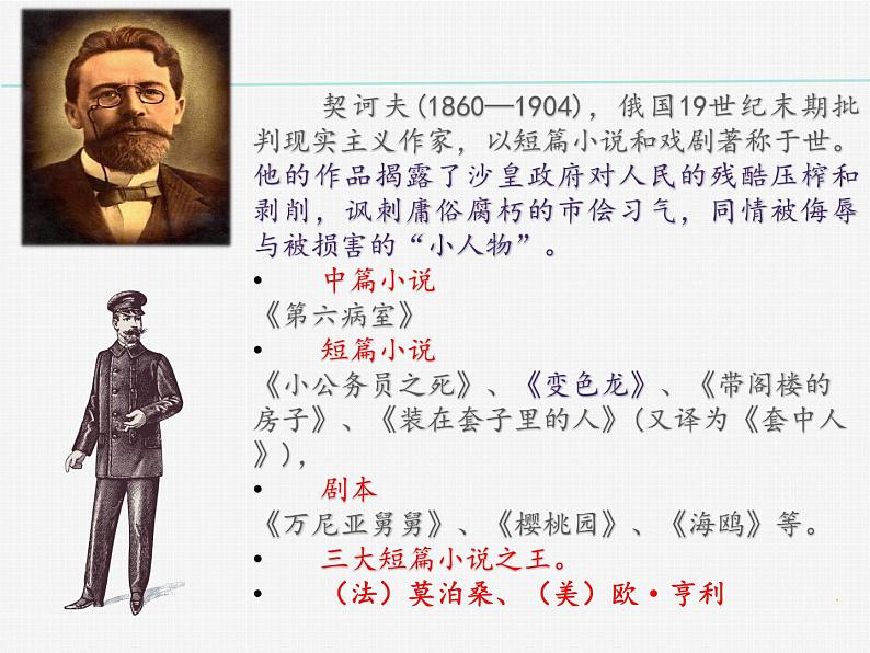 13.2《装在套子里的人》课件----2024-202学年统编版高一高中语文必修下册第3页