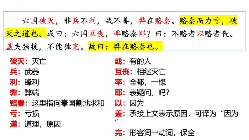 16.2《六国论》课件 -----2024-2024学年统编版高一高中语文必修下册第4页