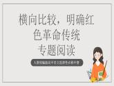 人教统编版高中语文选择性必修中册 专题阅读《横向比较，明确红色革命传统》课件