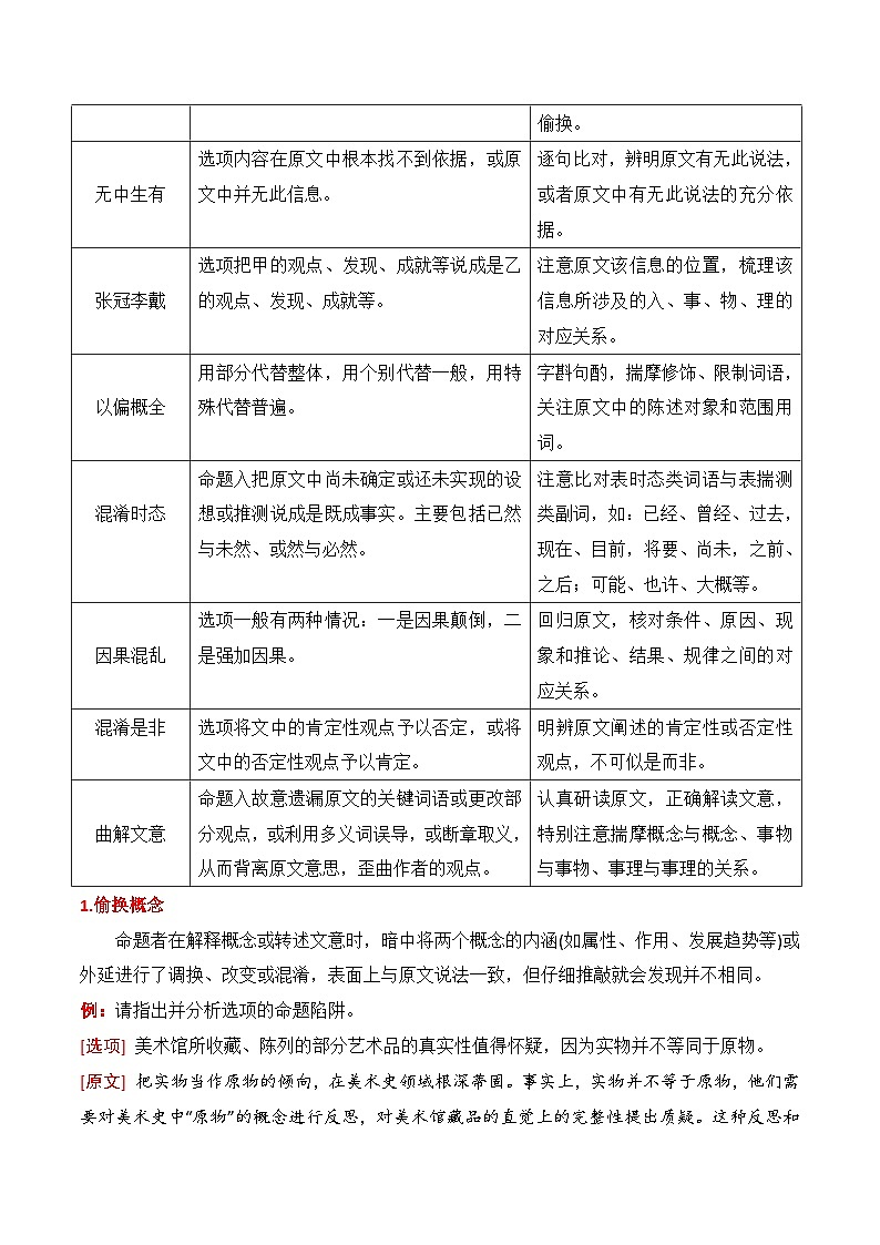 2025年高考语文复习知识清单第1章信息类文本阅读专题02：信息类文本信息筛选、整合、辨析(学生版+解析)第3页