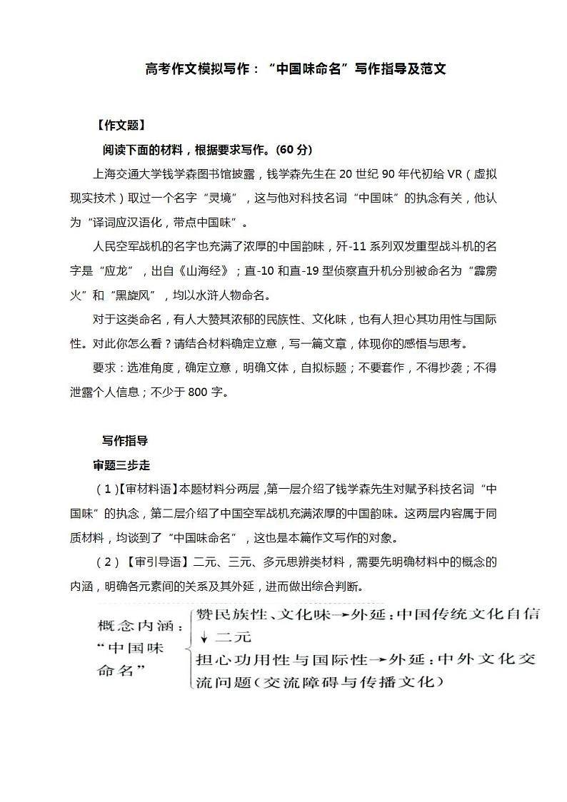 2025届高考语文一轮复习写作练习卷 (23)第1页