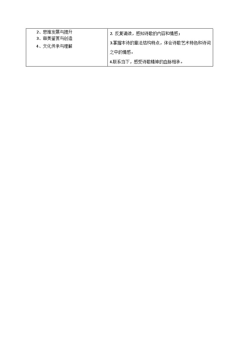 人教版高中语文选择性必修上册同步讲义古诗词诵读之《无衣》 （教师版） 第2页