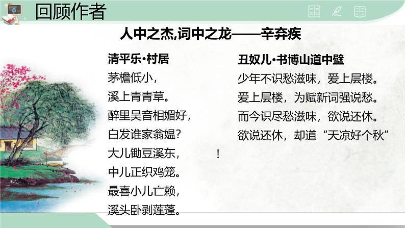 人教统编版必修上册9.2永遇乐 京口北固亭怀古课件第4页