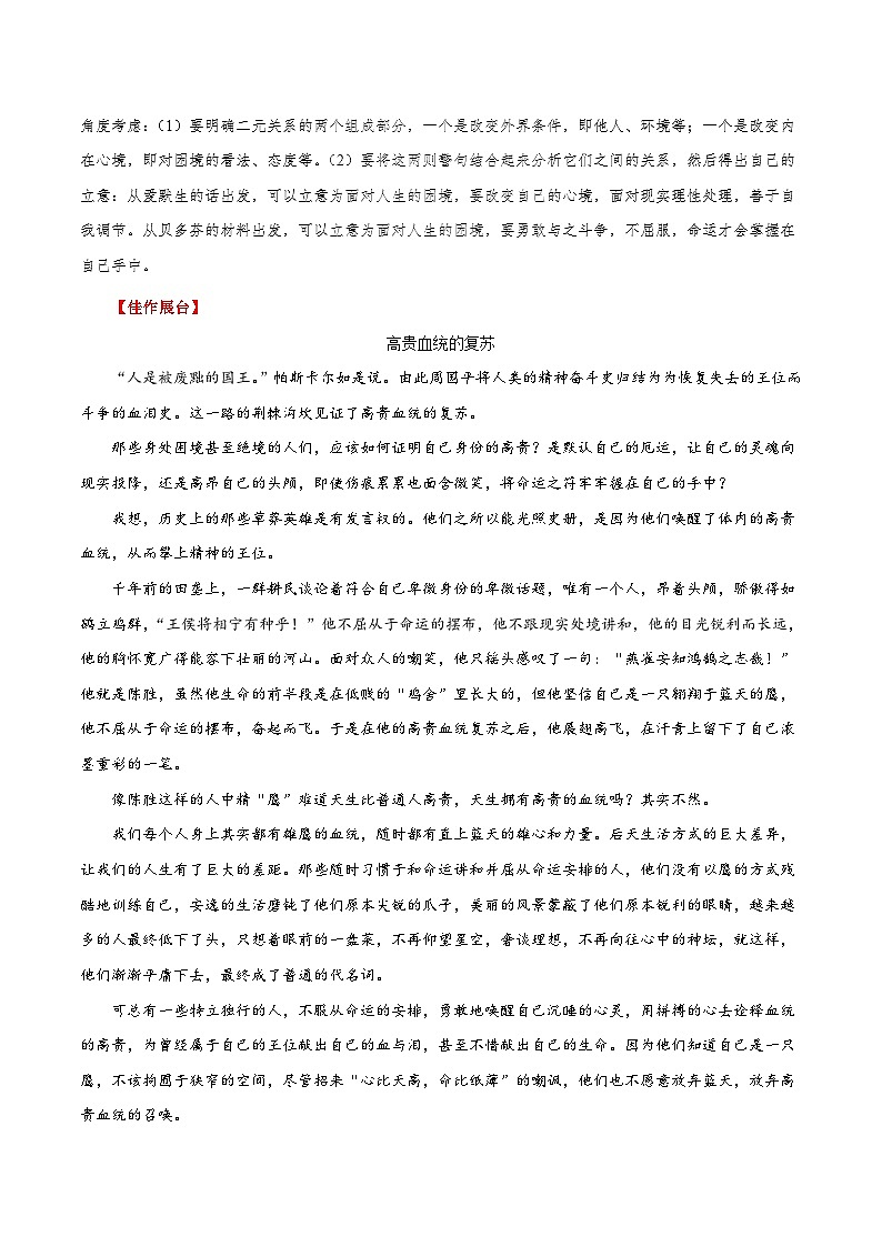 备战2025年高考语文考点一遍过考点55写作之有文采教案（Word版附解析）第2页