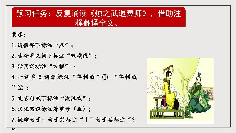 人教统编版高中语文必修下册2《烛之武退秦师》单篇精读  课件+教案+导学案+分层作业（原卷版+解析版）04