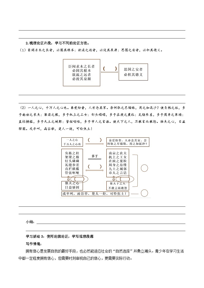 人教统编版高中语文必修下册 写作《如何论证》课件+教案+导学案+写作素材03