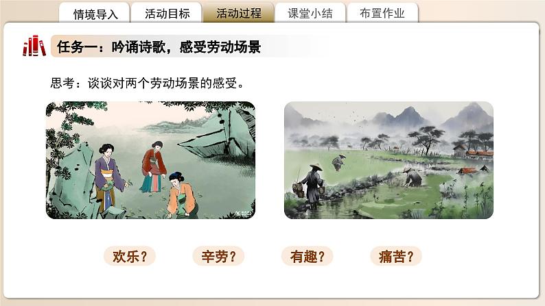 高中语文人教统编版必修上册 《芣苢》《插秧歌》联读 课件第7页