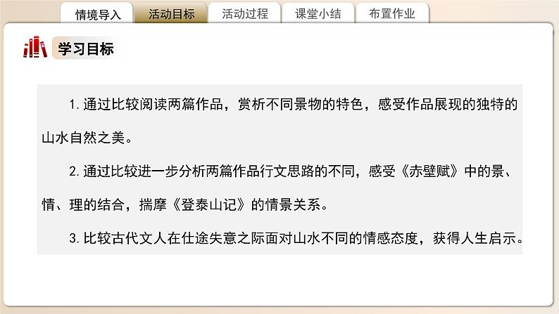 高中语文人教统编版必修上册《赤壁赋》《登泰山记》比较阅读 课件第3页