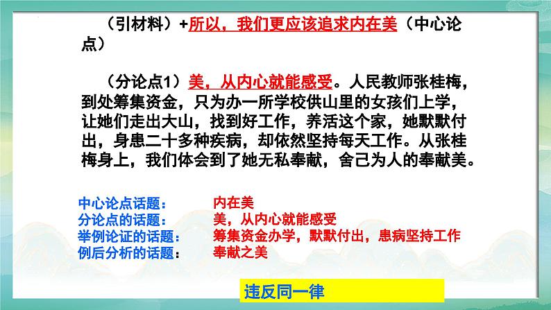 第四单元“逻辑的力量”“尝试写驳论文”作文导写-2024-2025学年高一语文单元写作指导课件（统编版必修上册）第8页