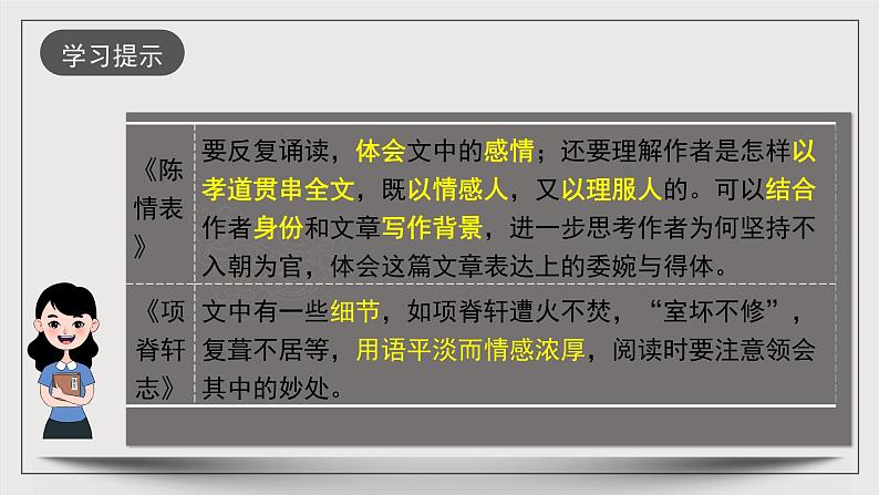 人教统编版高中语文选择性必修下册第三单元（复习课件）第4页