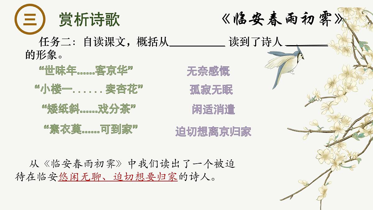 古诗词诵读《书愤》（与《临安春雨初霁》联读）课件-2024-2025学年高二语文大单元教学同步备课课件（统编版选择性必修中册）第7页