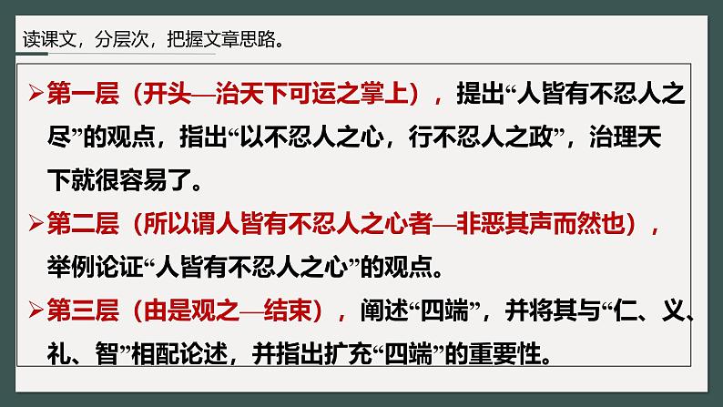 人教统编版选择性必修上册5.3人皆有不忍人之心精品ppt课件第8页