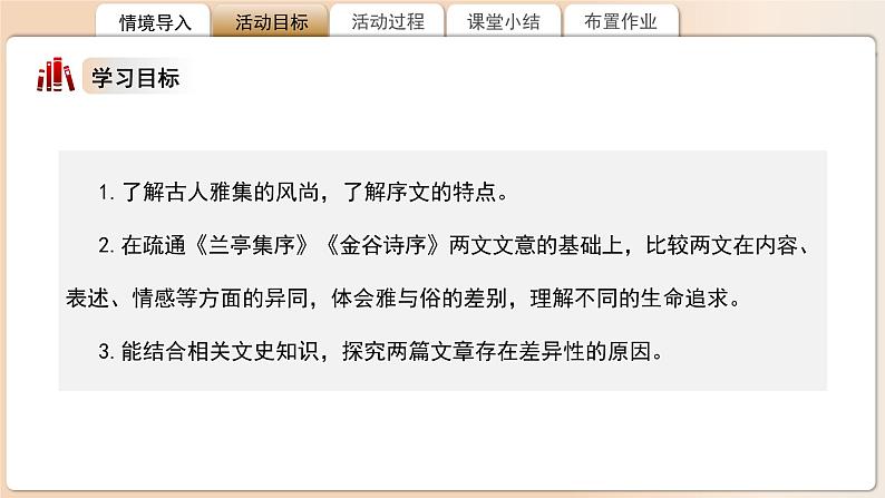 高中语文人教统编版选择性必修下册第三单元《兰亭集序》拓展联读 课件第3页