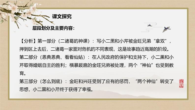 人教统编版选择性必修中册8.2小二黑结婚（节选）精品ppt课件第8页