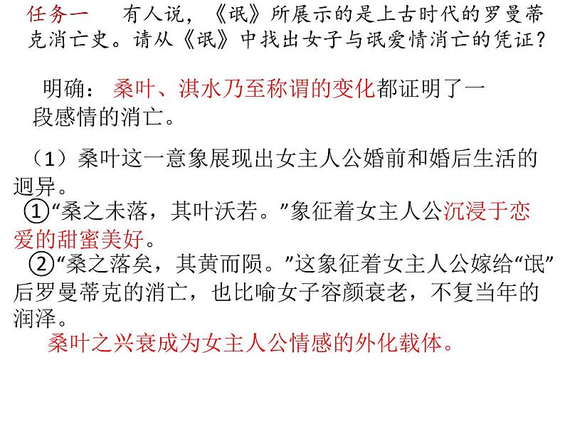 人教统编版高中语文选择性必修下册1.1氓精品课件第7页