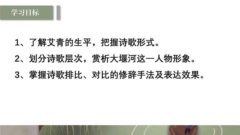 人教统编版高中语文选择性必修下册6.1大堰河—我的保姆课件第2页