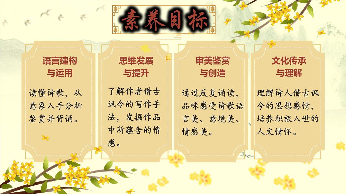 2024-2025学年高中语文统编版必修下册  桂枝香·金陵怀古 课件第2页