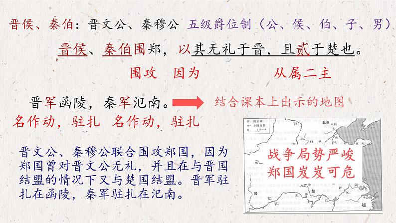 高中语文人教统编版必修下册 2 烛之武退秦师 课件第8页