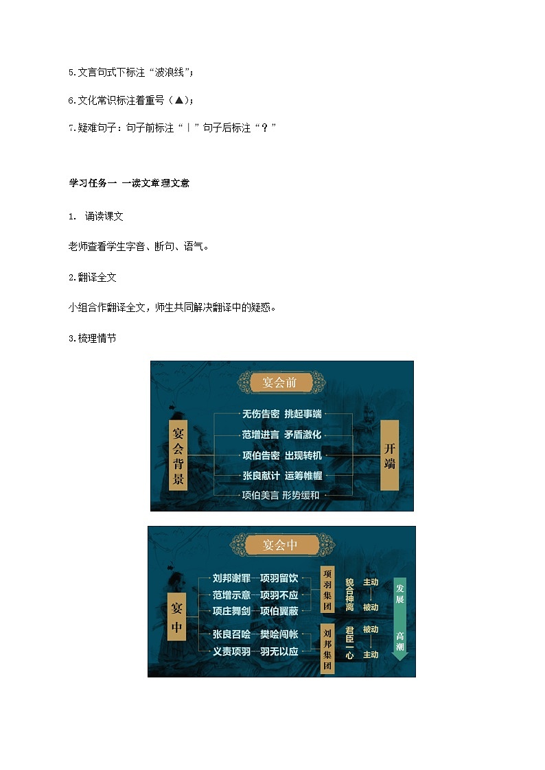 3.《鸿门宴》（教学设计）-高一语文同步备课系列（统编版 必修下册）第2页