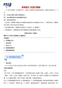 解密09 散文要点概括（分层训练）-【高频考点解密】最新高考语文二轮复习高频考点追踪与预测（新高考专用）