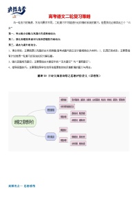 解密20 古代诗歌思想评价（讲义）-【高频考点解密】最新高考语文二轮复习高频考点追踪与预测（新高考专用）