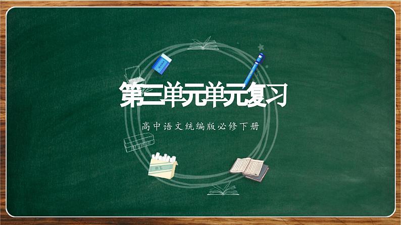 【课件】统编版高中语文必修下册第三单元单元复习课件第1页