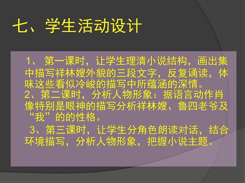 人教版 (新课标)高中语文 必修三《祝福》名师课件第5页