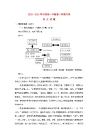 江苏省南京市2023_2024学年高一语文上学期10月月考试题含解析