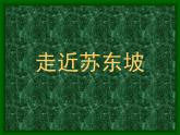 人教版（新课标）高中语文必修四《走近文学大师——苏轼》参考课件