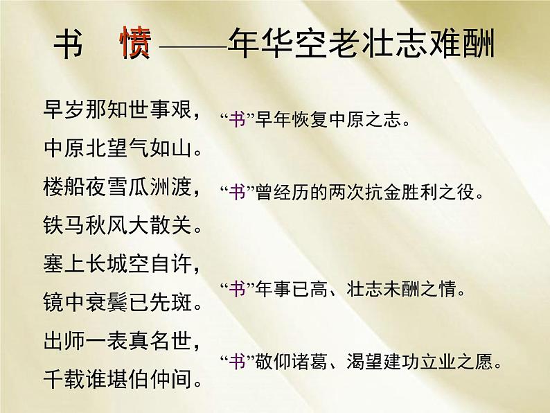 高中语文 人教版 (新课标) 选修《书愤》名师课件第6页