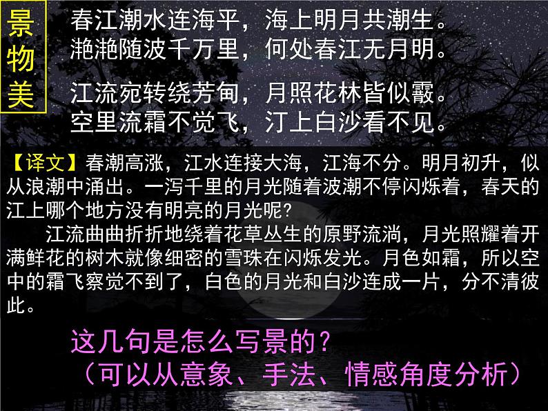 高中语文 人教版 (新课标) 选修《春江花月夜》名师课件第5页