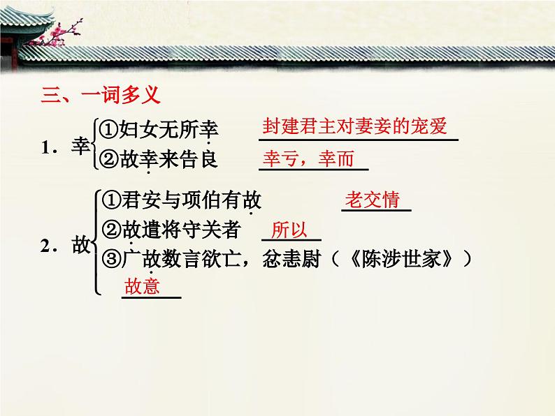 人教版 (新课标)高中语文 必修一第三单元第9课《鸿门宴》文言知识梳理课件PPT学案第7页