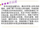 高中语文 人教版 (新课标) 选修《中国小说欣赏》  第七单元 情系乡土《平凡的世界》人物分析课件