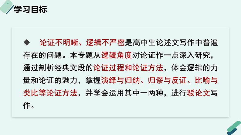 高中语文 人教统编版 选择性必修上册  第四单元《【实践活动专题4】立论与驳论：采取合理的论证方法》课件第2页