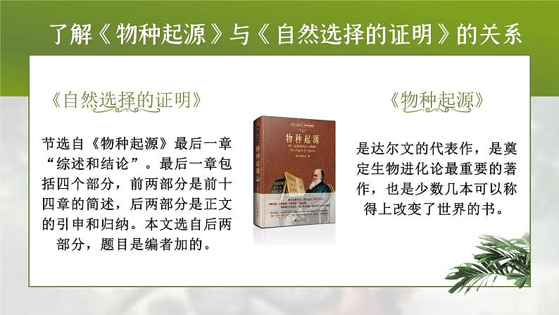 高中语文人教统编版选择性必修下册4.1.1《自然选择的证明》精品课件第4页