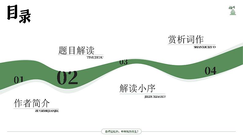 高中语文人教统编版选择性必修下册1.4.2《扬州慢》精品课件第4页